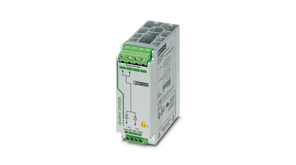 Redundancy Module 97% 48V 40A Fixed IP20 QUINT-DIODE
